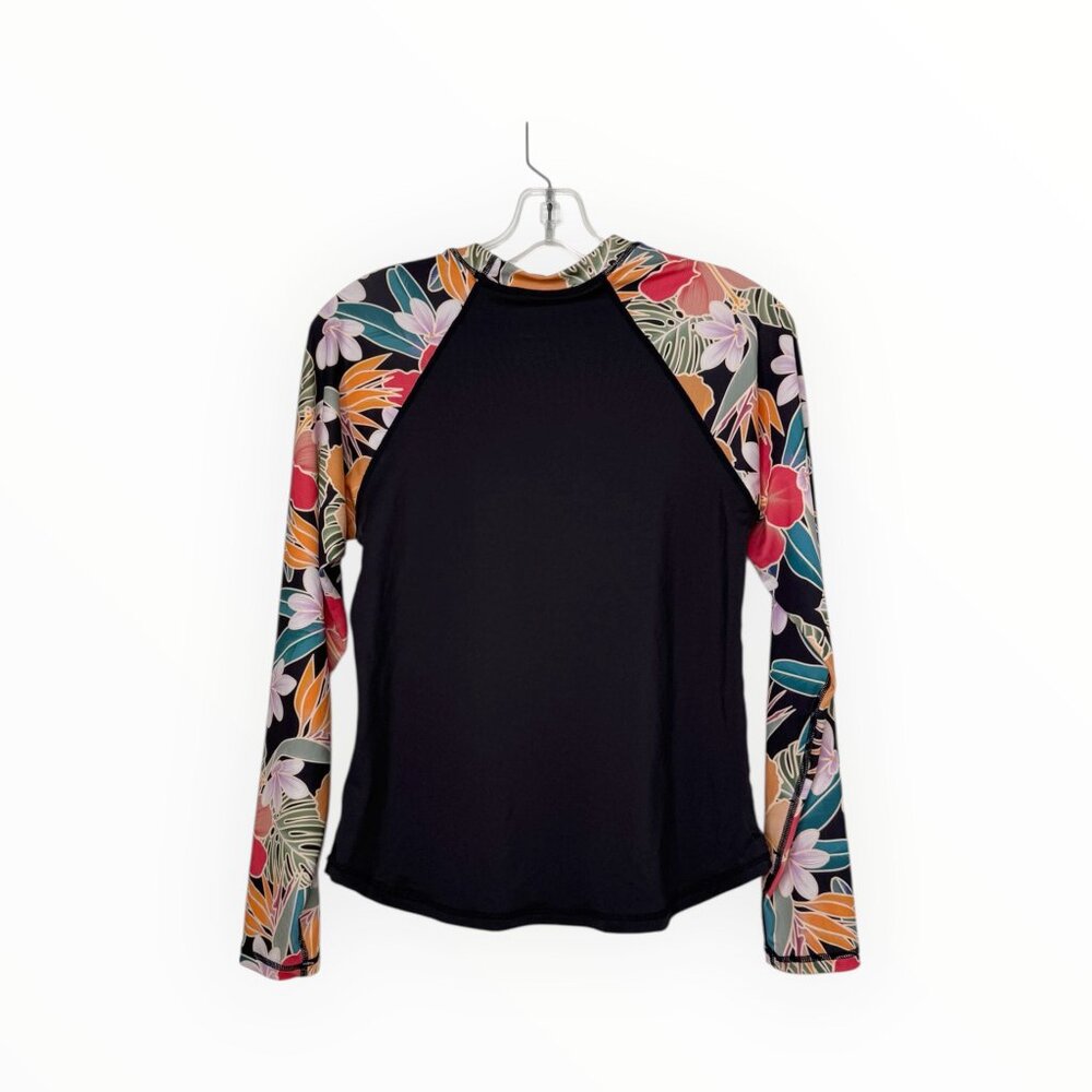 Hurley Women's UPF 50+ Long Sleeve Rashguard NWT - Picture 2 of 4